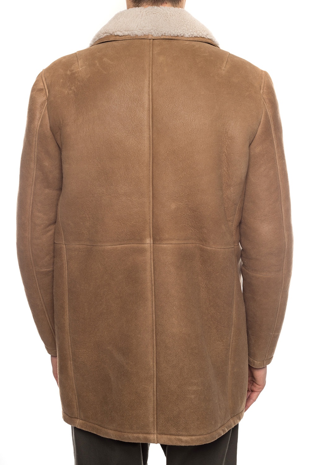 'Kenley' sheepskin coat with peak lapels AllSaints Vitkac Spain